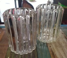 Coppia Paralumi In Vetro