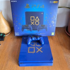 Console Playstation 4 Slim PS4 Limited Edition Days of Play BLU