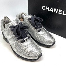 Scarpe sneakers Chanel argento