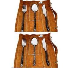 2 SET POSATE FORGIATO