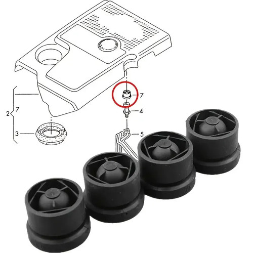 Copertura motore - 4x,