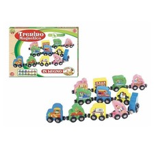 TRENINO MAGNETICO IN LEGNO CON