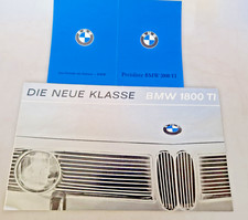 BMW 1800 TI nuova classe vecchio depliant ecc anni 60