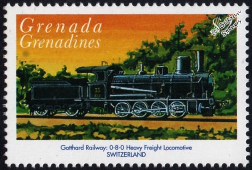 Ferrovia del san gottardo - del,