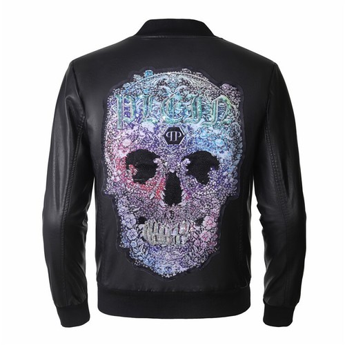 Giacca pelle teschio philipp - teschio,