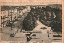 de171 cartolina benevento citta' giardini pubblici e viale degli atlantici