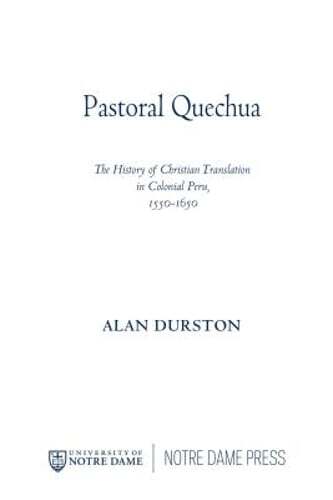 Pastoral quechua the history - quechua:,