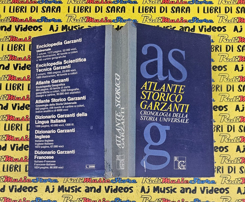 Book libro atlante storico - libro,