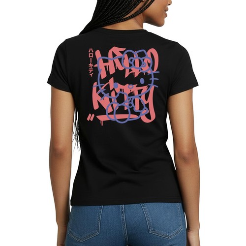 Shirt donna hello kitty con - t-shirt,