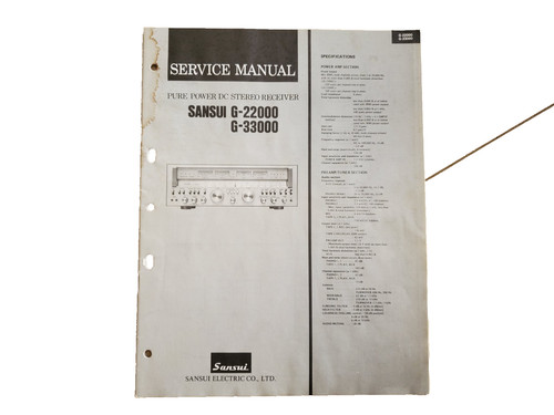 Sansui 33000 g 22000 - g-33000,, g-22000