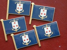 (5) ADMIRAL TEAM FLAGS