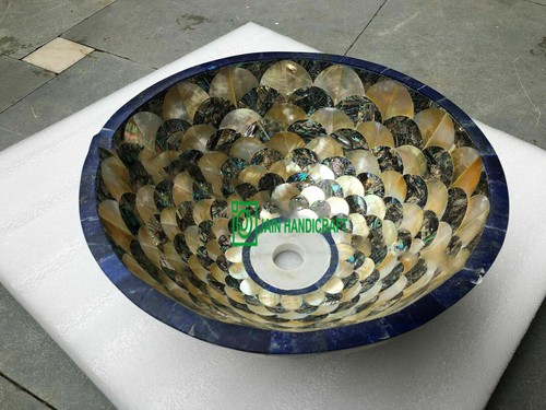 Lavello tondo marmo - marmo, 15"