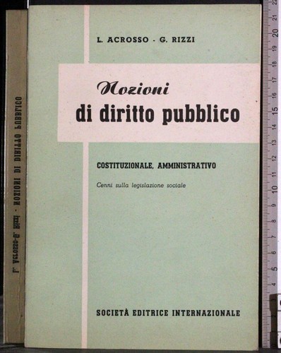 Nozioni diritto pubblico - di,