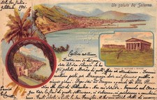 Cartolina Salerno Gruss Aus