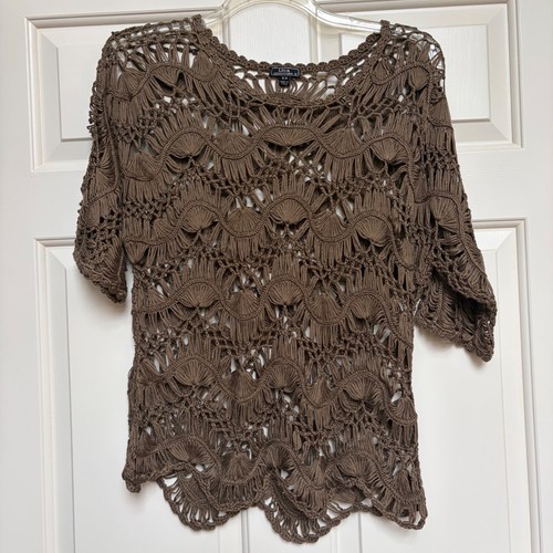Top all uncinetto maglia - all'uncinetto,