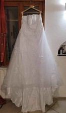 Nuovo abito da sposa con tulle Ricamato Con Paillettes