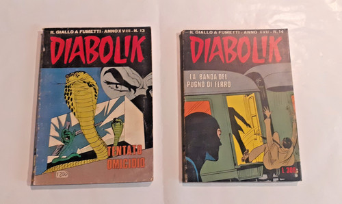 Diabolik lotto due fumetti - diabolik,