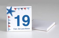 ceramica numero civico stampa