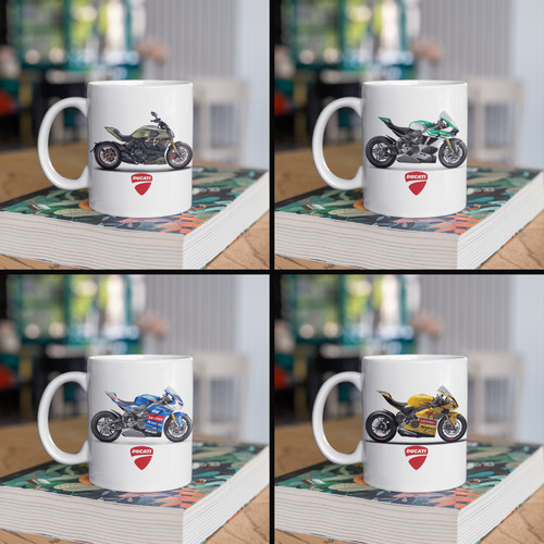 Tazza caffè moto ducati - caffè,