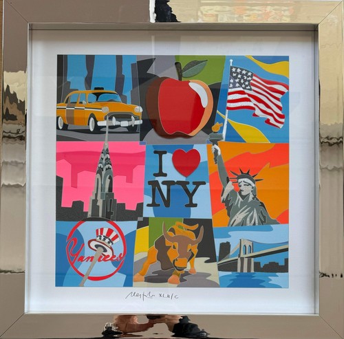 Opera incorniciata new york - incorniciata:,