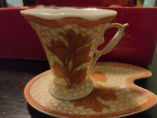 set di tazzine completo di scatola originale stile liberty "Auguste Laurier"