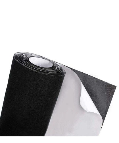 Moquette nera adesiva 65x151 - moquette,