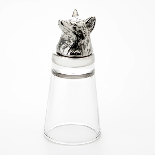 Bicchiere liquore volpe in - bicchiere,