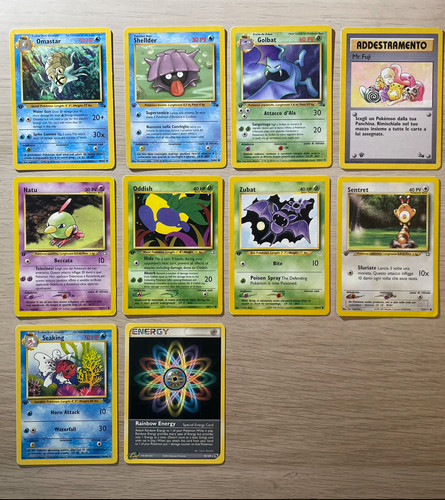 Carte pokemon prima edizione - pokemon,