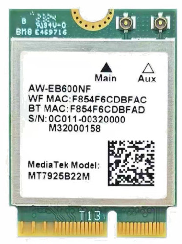Mediatek mt7925b22m scheda - mediatek,