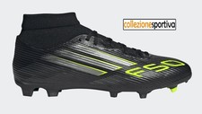 SCARPE CALCIO ADIDAS F50 LEAGUE MID FIRM/MULTI-GROUND JI0887 - col. nero/grigio