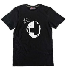 Tshirt DAFT PUNK nera cotone