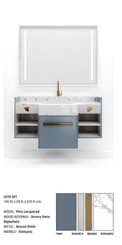 Mobile bagno blu da - bagno,