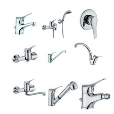 Serie miscelatori lavello bagno doccia sei