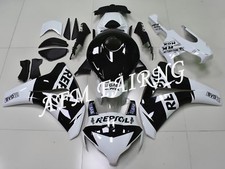 Carena carrozzeria stampo iniezione ABS nero bianco Repsol per CBR1000RR 2008-2011