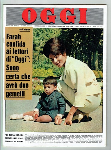 Oggi 1963 farah diba togni - oggi, diba=togni