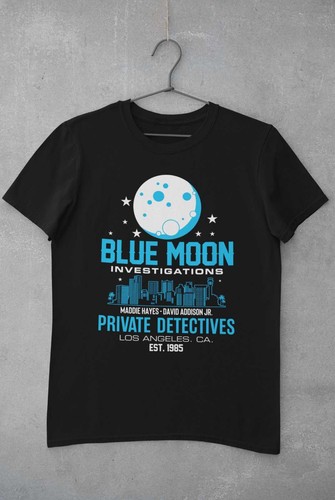 Shirt retro blu luna - retro,