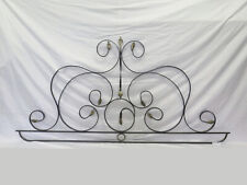 GRANDE TESTIERA LETTO MATRIMONIALE IN FERRO BATTUTO TESTATA ARTIGIANALE 51 CH