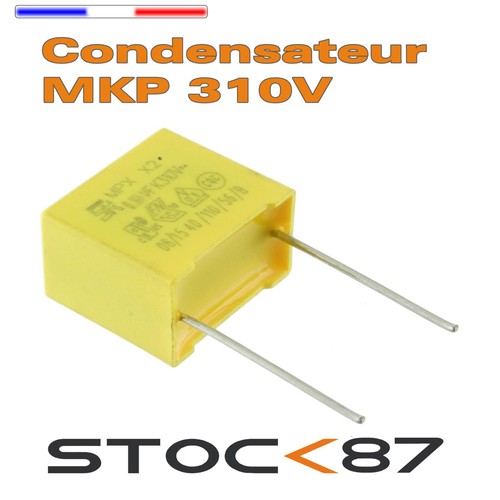 Pcs condensateur mkp - 1,