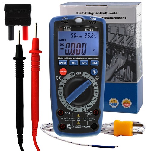 Multimetro 6in1 ncv - multimetro, voltmetro