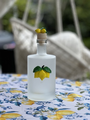 Bottiglia limoncello con - limoncello,