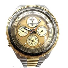 Cronografo SEIKO Flightmaster 7T34-6A00 Pilot's Flight Alarm Sport 150 RICAMBI