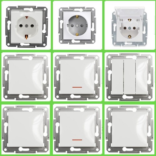 Schneider asfora bianco presa - bianco,