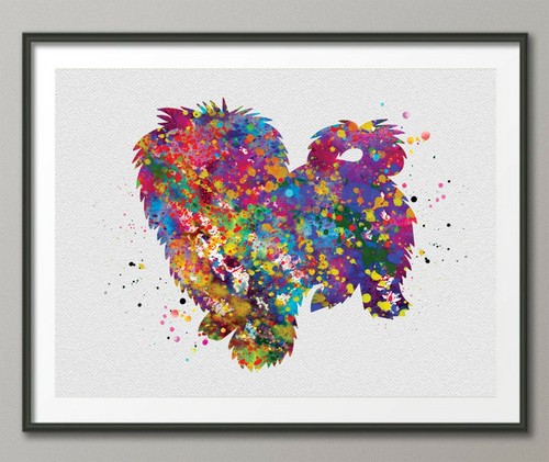 Stampa acquerello arte - , cane