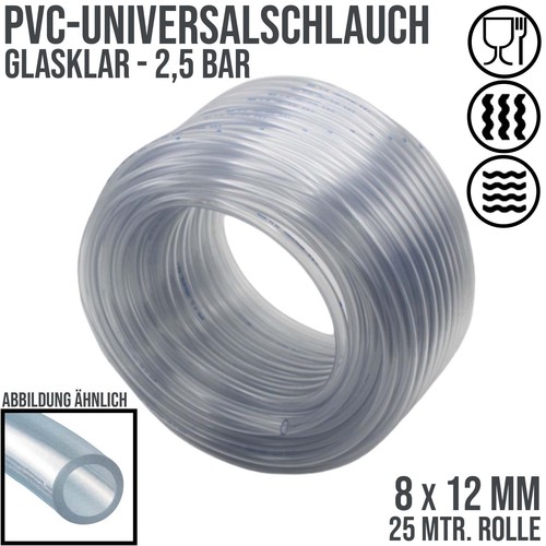Tubo pvc 8x12mm - pvc,