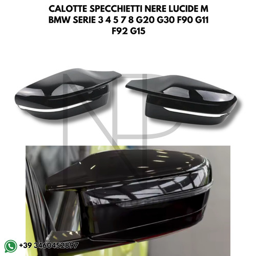 Calotte specchietti nere - ✅,