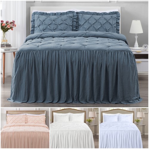 Set copriletto gonna - , con