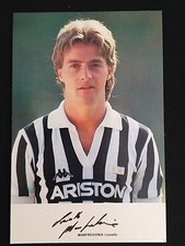 LIONELLO MANFREDONIA (JUVENTUS) 1985/86 - CARTOLINA HURRA' JUVENTUS