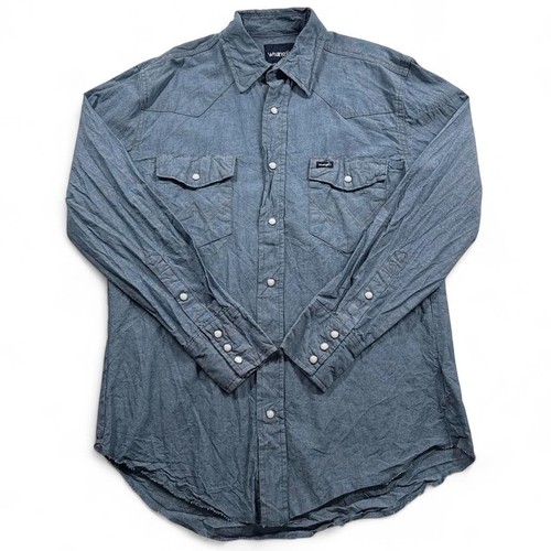 Camicia cowboy western - , blu