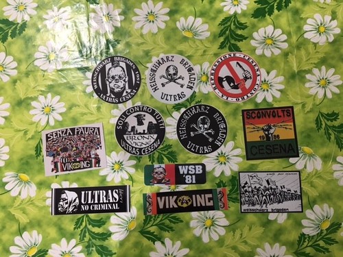 Cesena adesivi ultras - adesivi,