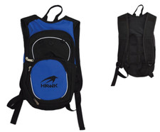 HAWK Zaino IMPERMEABILE Inserti Riflettenti Bretelle Regolabili BLU MOTO SCOOTER